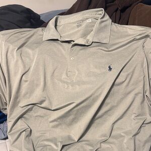 Polo by Ralph Lauren Light Gray Men's Polo Shirt